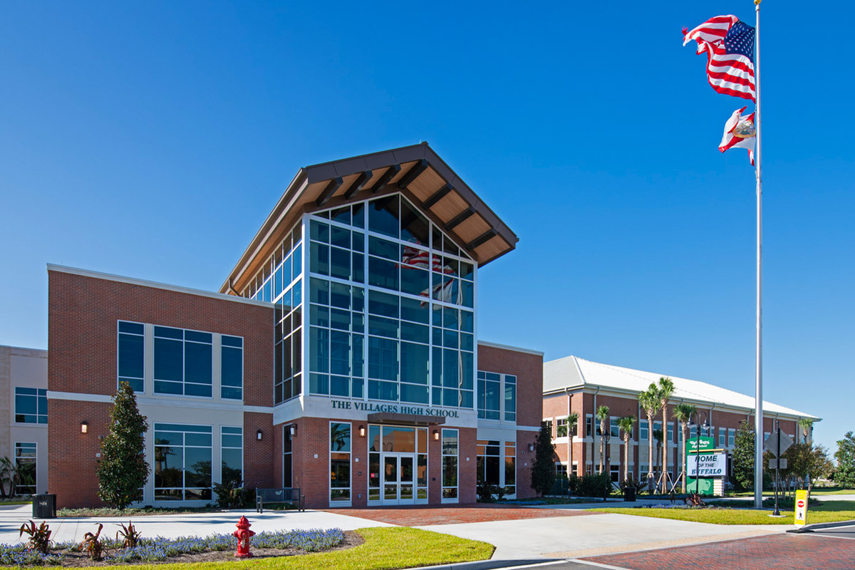 The Villages High School Exterior